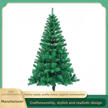 PVC Dirbtinė Kalėdų eglė, modelis YL-SDS-987, grindų dekoracijoms patalpose