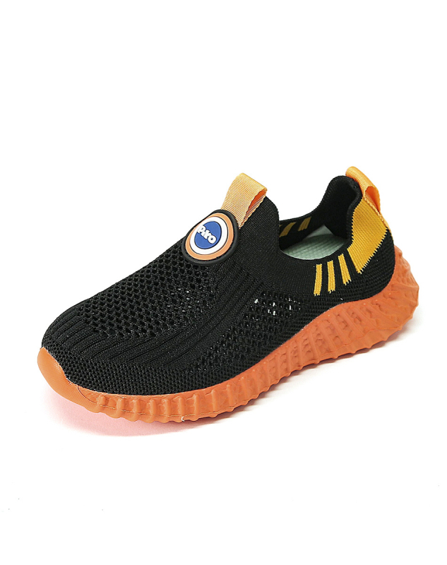 Djeca Slip-On tenisice za trčanje s prozračnim mrežastim gornjim dijelom – Unisex, lagane, pleteni gornji dio, MD potplat, brzo sušenje