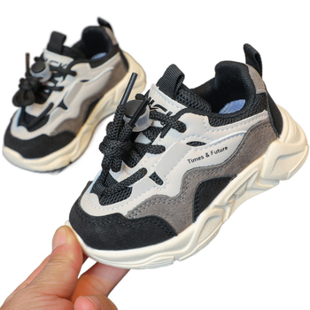 Детски водни обувки за проходи по река – дишащ PU горна част, леки, антиплъзгаща подметка от естествен каучук, закопчаване с катарама, за деца на 1–3 години, пролет 2024