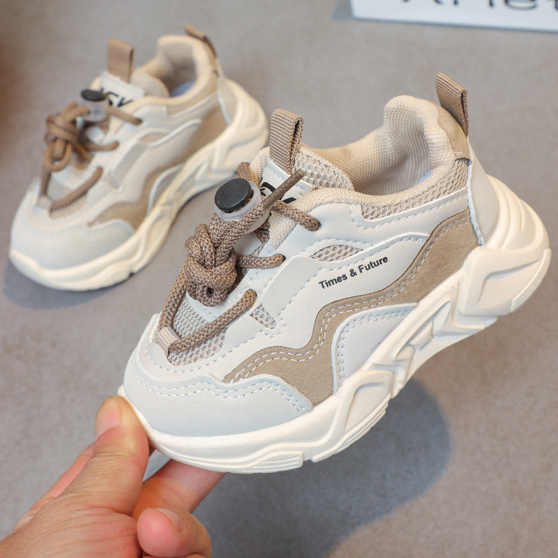 Детски водни обувки за проходи по река – дишащ PU горна част, леки, антиплъзгаща подметка от естествен каучук, закопчаване с катарама, за деца на 1–3 години, пролет 2024