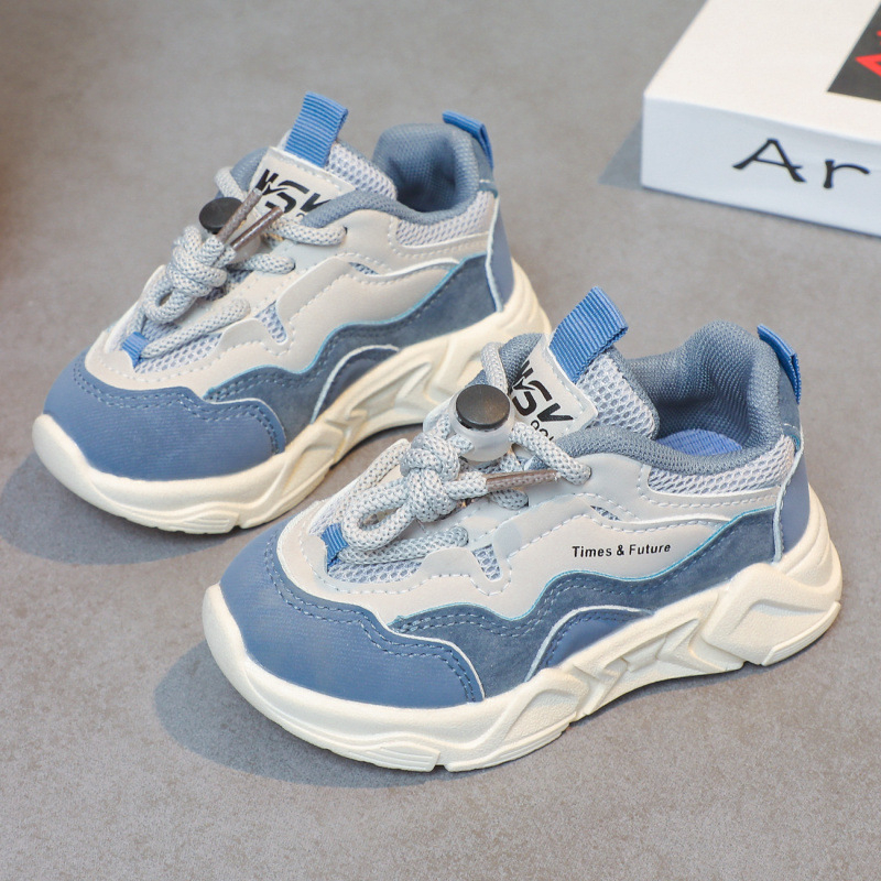 Детски водни обувки за проходи по река – дишащ PU горна част, леки, антиплъзгаща подметка от естествен каучук, закопчаване с катарама, за деца на 1–3 години, пролет 2024