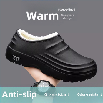 Unisex kuchárske topánky, protišmykové, olejodolné, mäkká podrážka, EVA horná časť a podrážka, šité konštrukcie, Oil-Wax úprava