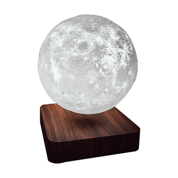 Stolná lampa s magneticky levitujúcim mesiacom, LED, dotykové ovládanie, ABS materiál, 110–220V