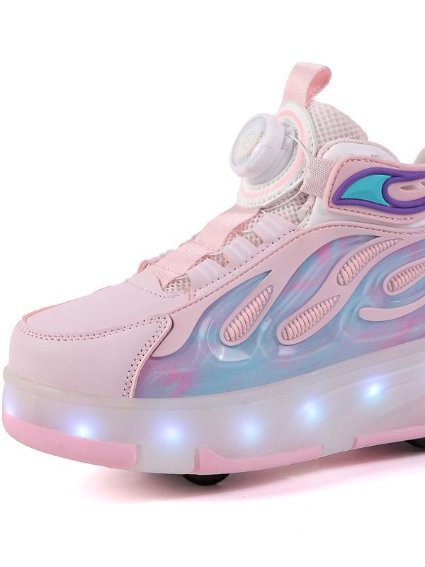 Detské kolieskové topánky, štyri kolieska, dvojradové kolieska, PU kolieska, pohlavie univerzálne, značka Wanfeng