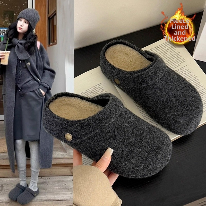 Furry slip-on mokasíny s ukrytým zvýšením výšky, vrchná časť semi-velúr, gumová podrážka, každodenné nosenie, 0–3 cm výška