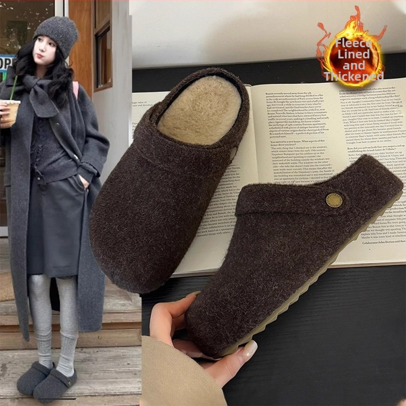 Furry slip-on mokasíny s ukrytým zvýšením výšky, vrchná časť semi-velúr, gumová podrážka, každodenné nosenie, 0–3 cm výška