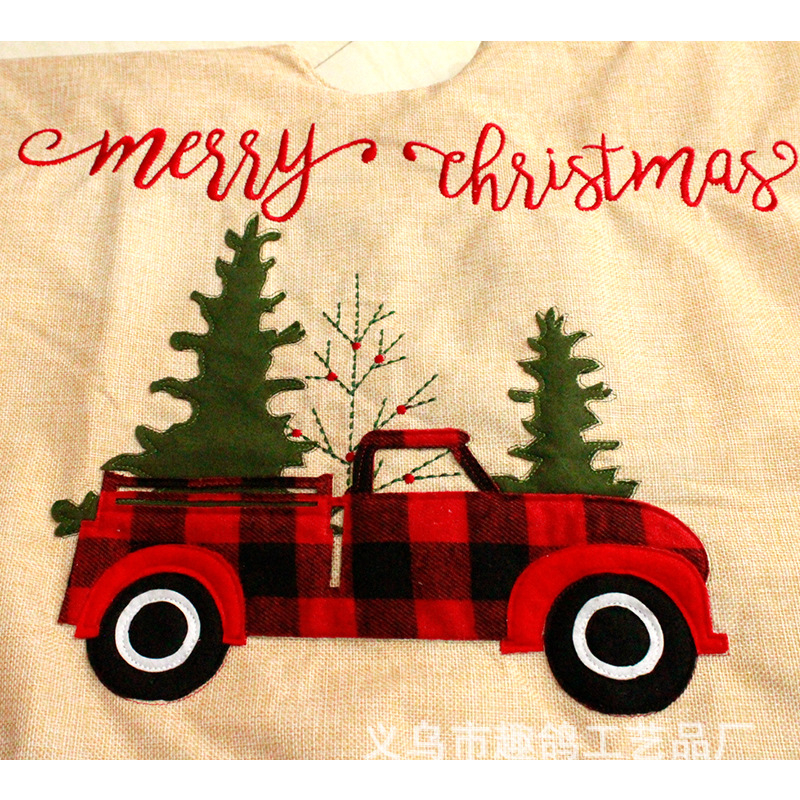 Κάλυμμα βάσης για χριστουγεννιάτικο δέντρο, ύφασμα με κορδέλα, αξεσουάρ διακόσμησης για εορταστικό σκηνικό, Fun pigeon