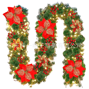 Ratanový vianočný záves na dvere – ručne vyrobený, značka Shake it, séria 1