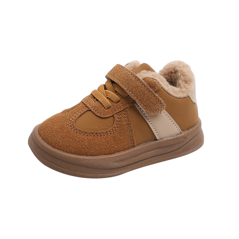 Dječje tenisice s plišanim unutarnjim slojem, Velcro zatvarač, unisex, zima