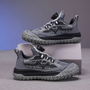 Спортни маратонки за момчета, дишащ мрежест горен слой, лека конструкция, EVA подметка, противохлъзгаща подметка