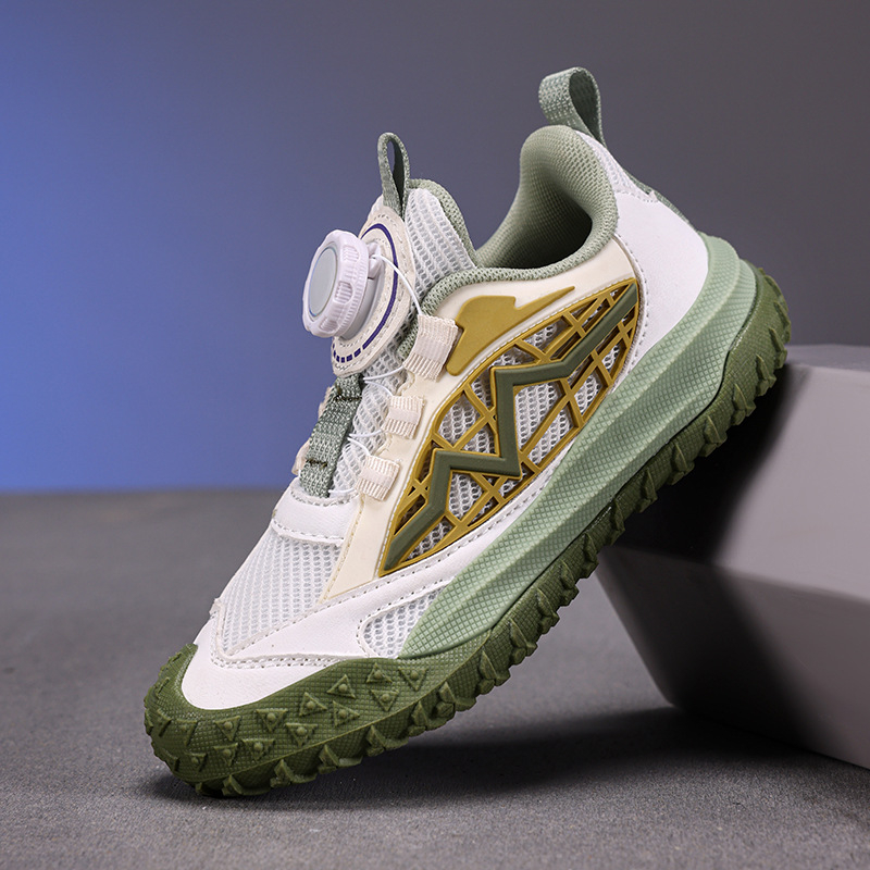 Спортни маратонки за момчета, дишащ мрежест горен слой, лека конструкция, EVA подметка, противохлъзгаща подметка