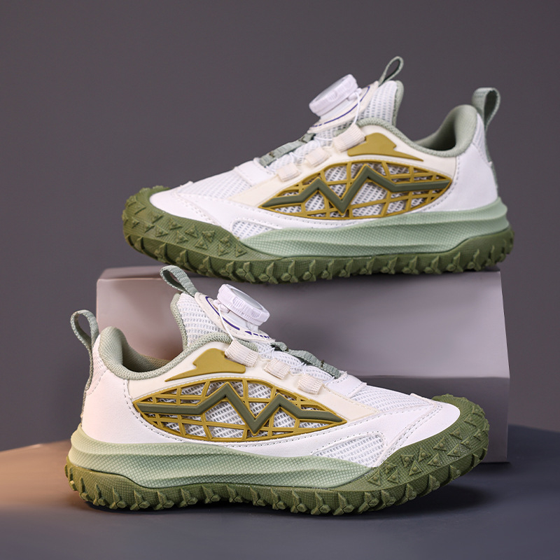 Спортни маратонки за момчета, дишащ мрежест горен слой, лека конструкция, EVA подметка, противохлъзгаща подметка