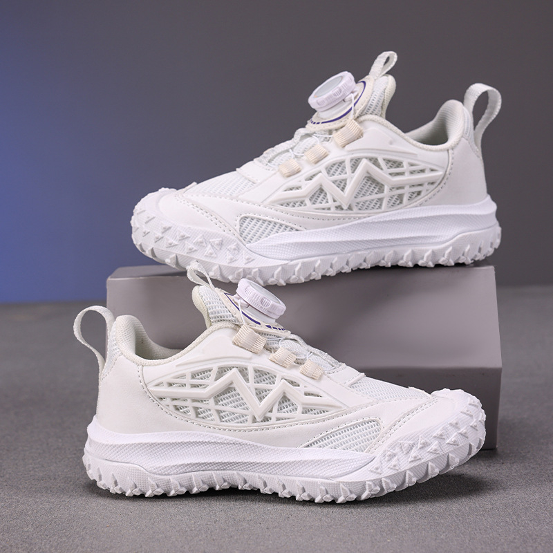 Спортни маратонки за момчета, дишащ мрежест горен слой, лека конструкция, EVA подметка, противохлъзгаща подметка