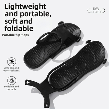 Unisex skladacie papuče EVA – EVA horná časť a podrážka, vstrekovaná podrážka, 400 g