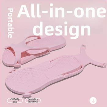 Unisex skladacie papuče EVA – EVA horná časť a podrážka, vstrekovaná podrážka, 400 g