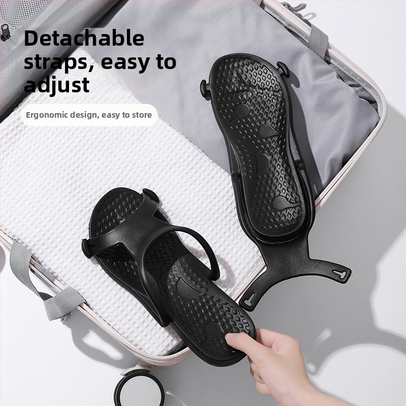 Unisex skladacie papuče EVA – EVA horná časť a podrážka, vstrekovaná podrážka, 400 g