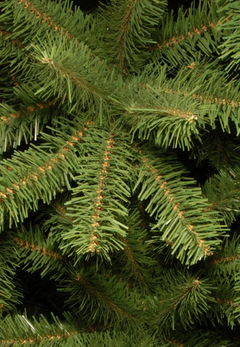 Τεχνητό χριστουγεννιάτικο δέντρο με κώνοι πεύκου και βάση, PVC υλικό, ύψος 90 εκ