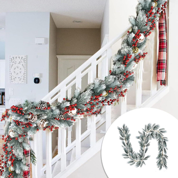 Ajtó- és ablakon lógó dekoráció, műanyagból, Holy fate, pásztorális stílus, Karácsony