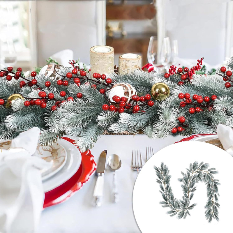 Ajtó- és ablakon lógó dekoráció, műanyagból, Holy fate, pásztorális stílus, Karácsony