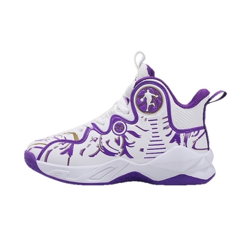 Kosárlabda cipő gyerekeknek, szintetikus bőr felsőrész, csúszásmentes talp, gumi-EVA talp, 7-12 és 13-16 éveseknek