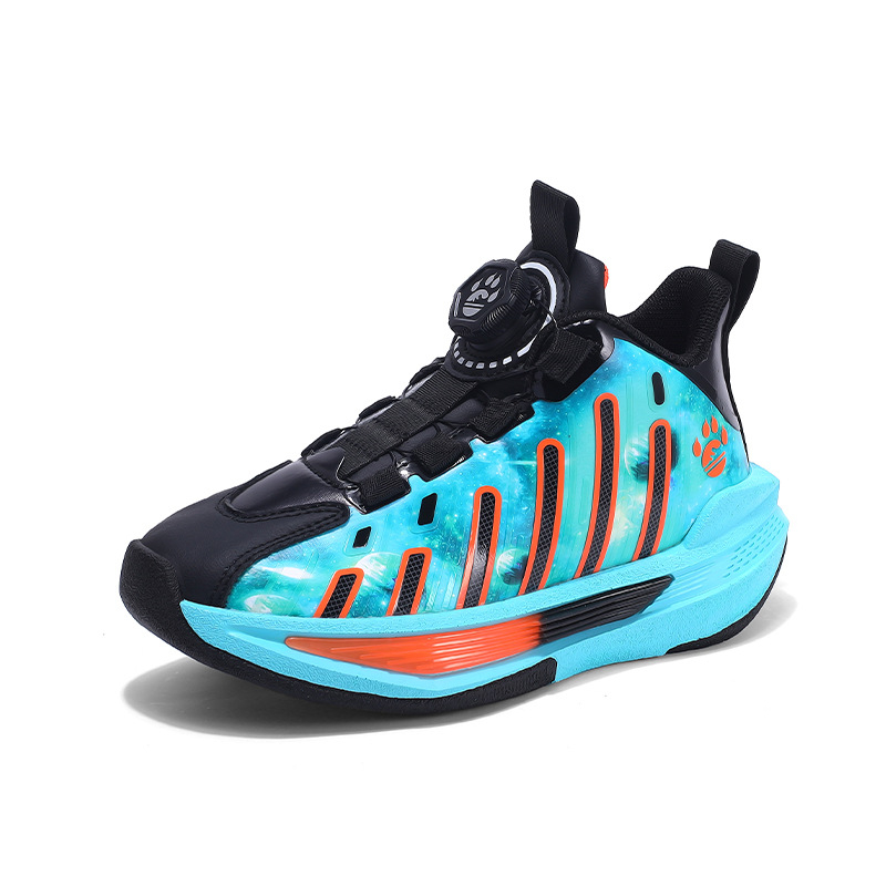 Gyerekek futócipő Super Fiber felsőréteggel, csíkos mintázat, vízálló, könnyű, MD talp