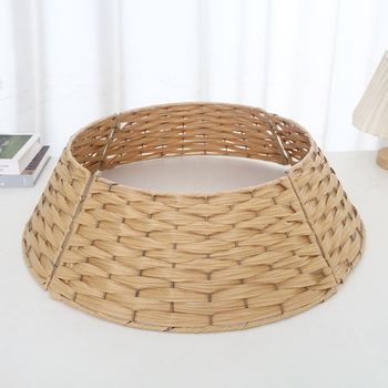 Ručne tkaná vianočná sukňa na stromček, PVC list materiál, americký štýl, kód produktu LQ-0984512, exkluzívny cezhraničný vývoz