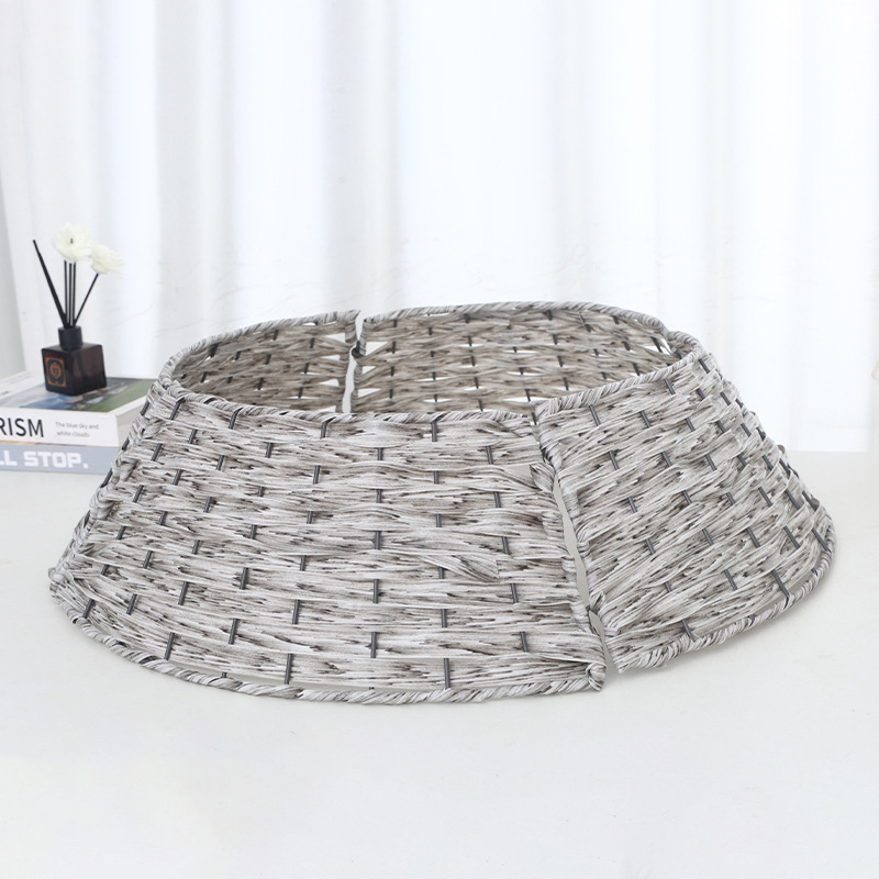 Ručne tkaná vianočná sukňa na stromček, PVC list materiál, americký štýl, kód produktu LQ-0984512, exkluzívny cezhraničný vývoz