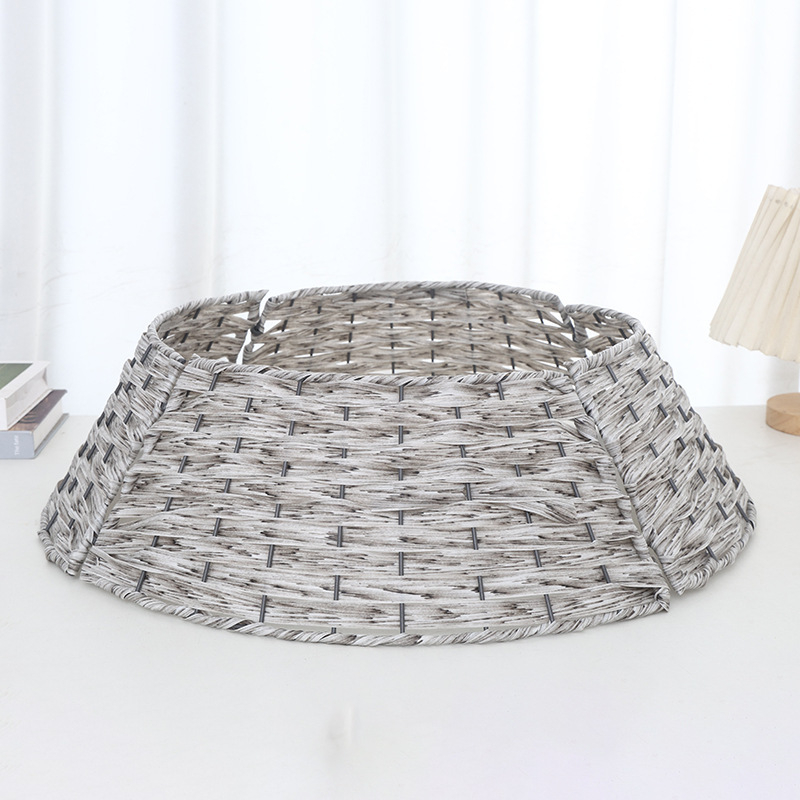 Ručne tkaná vianočná sukňa na stromček, PVC list materiál, americký štýl, kód produktu LQ-0984512, exkluzívny cezhraničný vývoz