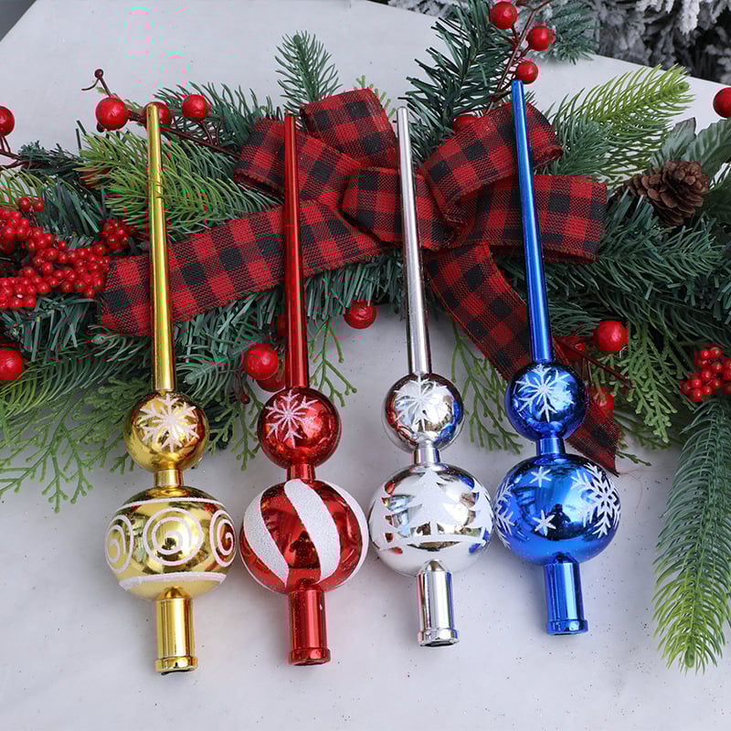 Műanyag karácsonyfa csúcs csillag – modern, minimalista stílus, márka Art exhibition, nem ajándék