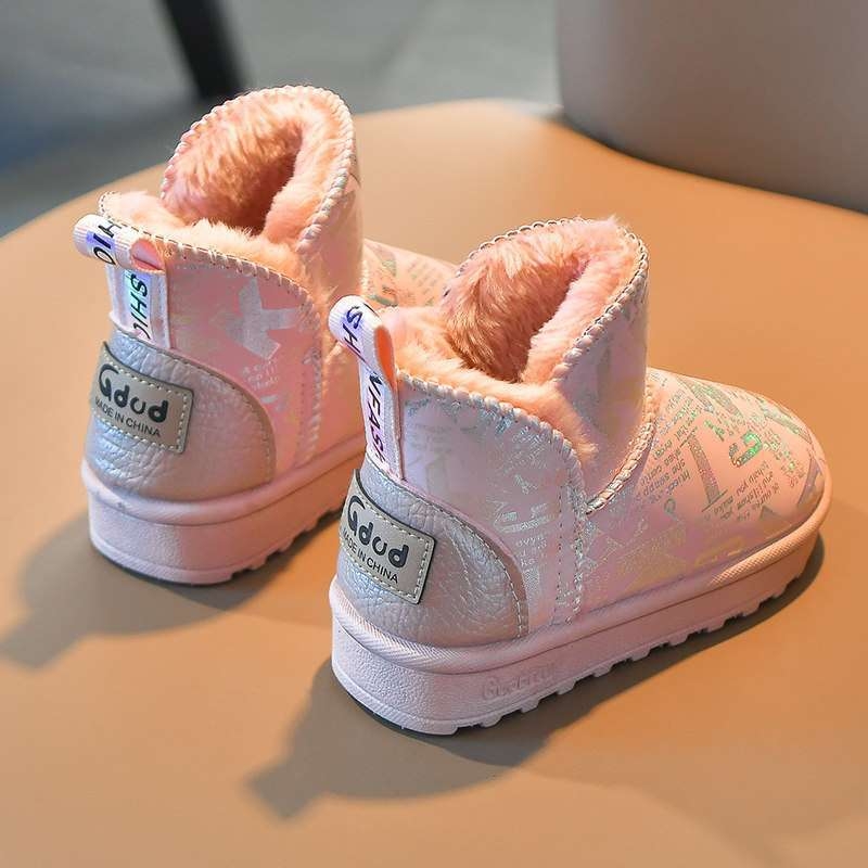 Детски обувки до глезена – изкуствена кожа, за възраст 4–6 години, произход Jieyang, Guangdong