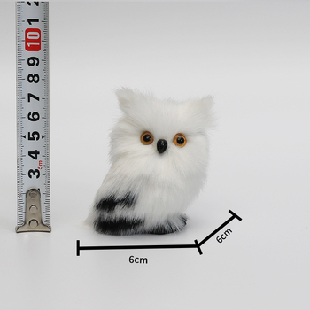 Bagoly karácsonyi dísz, műanyag és textil anyagból, pásztor stílusú, karácsonyi dekoráció