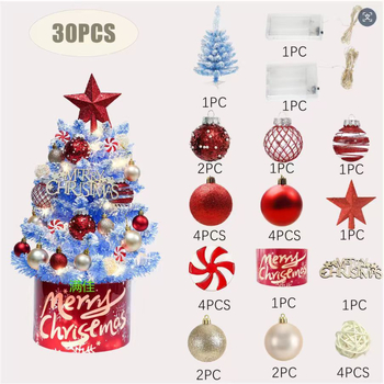 Δέντρο διακοσμητικό για γραφείο — PVC υλικό, μάρκα Manjia, χριστουγεννιάτικο δέντρο