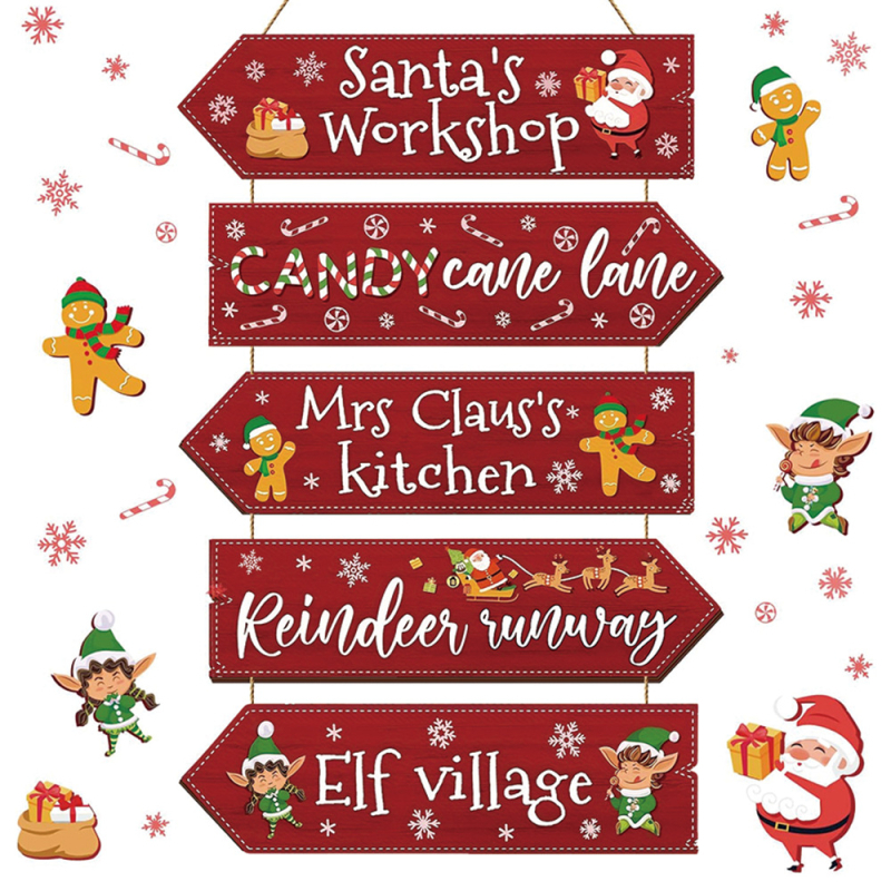 Senhuo značky drevená vianočná visacia dekorácia – gravírovanie, tlač, sieťotlač a leštenie.