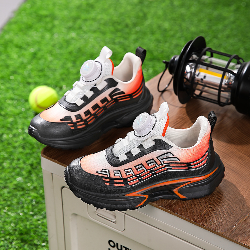 Gyerekek futócipő - légáteresztő, csúszásmentes, ütéscsillapító; felső rész: KPU+jack; talp EVA