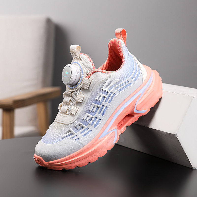 Gyerekek futócipő - légáteresztő, csúszásmentes, ütéscsillapító; felső rész: KPU+jack; talp EVA