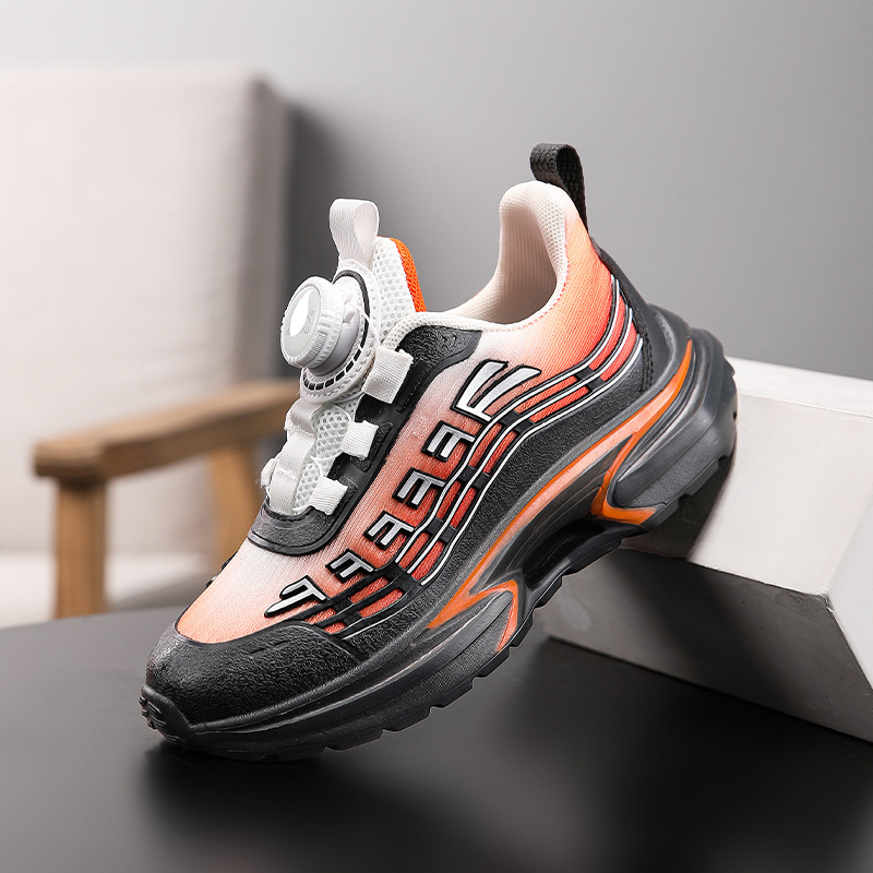 Gyerekek futócipő - légáteresztő, csúszásmentes, ütéscsillapító; felső rész: KPU+jack; talp EVA