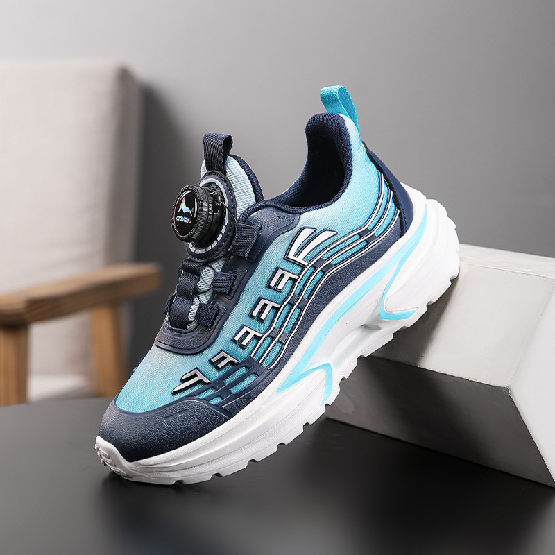 Gyerekek futócipő - légáteresztő, csúszásmentes, ütéscsillapító; felső rész: KPU+jack; talp EVA