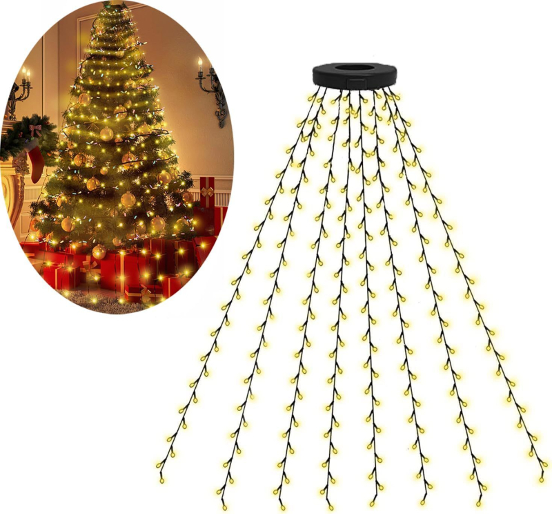 LED εξωτερικά αδιάβροχα Χριστουγεννιάτικα φώτα LM0053 – 3000 lm, USB τροφοδοσία, ≤36 V, IP65