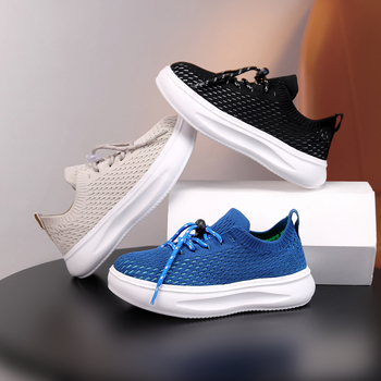 Gyerek futócipők (hálós felsőrész, EVA talp, könnyű, légáteresztő, 4–16 éveseknek)