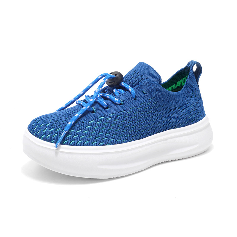 Gyerek futócipők (hálós felsőrész, EVA talp, könnyű, légáteresztő, 4–16 éveseknek)