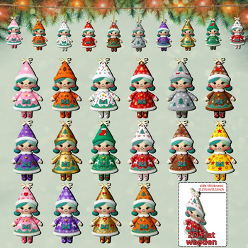 Fából készített karácsonyi akasztós dísz, amerikai stílus, cikkszám 77834, márka Independent