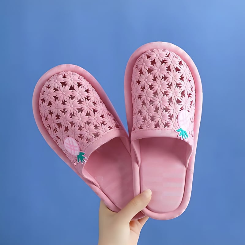 Dámske PVC sandále – leto, vnútorné/vonkajšie nosenie, protišmyk, bez zápachu, PVC horný materiál a podrážka