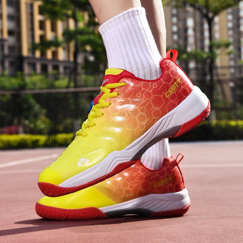 Pantofi badminton – respirabili, ultraușori, cu amortizare, talpă EVA, talpă antiderapantă