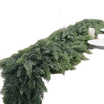 Plastová ručne vyrobená girlanda z umelého jedľa, americký štýl, kód produktu 1456, darček pre firmy