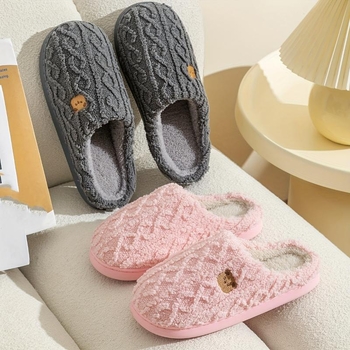 Slip-On papucs, lágy talpú, csúszásmentes, lapos sarok; felső: Xishi velúr; talp: kender szövött