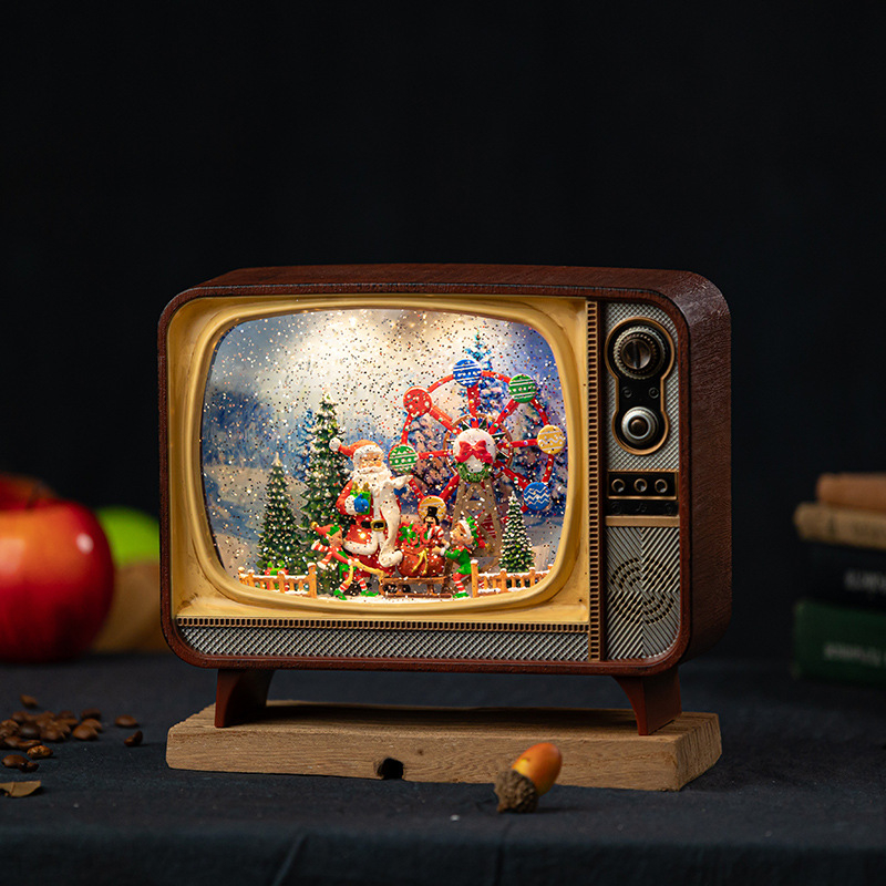 Ρετρό μουσικό κουτί τηλεόρασης — Victoria; Υλικό: Πλαστικό; Χειροβαμμένο και γλυπτό; Διαδικασία: Έγχυση Μορφοποίησης; Εκτυπωμένο Λογότυπο; Διαθέσιμη Ιδιωτική Ετικέτα