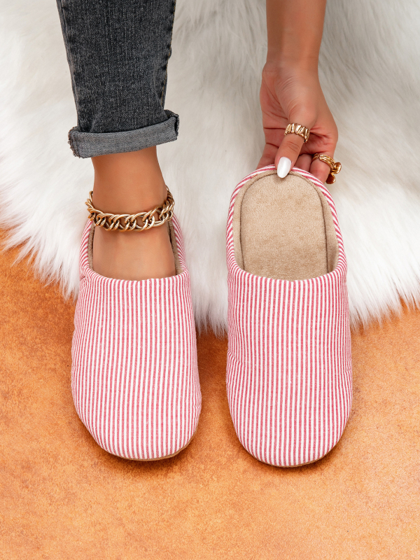 Issacoco namų šlepetės su vienu dirželiu iš fliso, japoniško stiliaus, minkšta pada, apvalus piršto galas