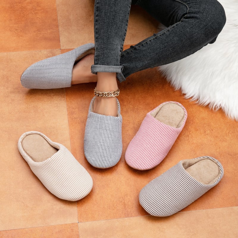 Issacoco namų šlepetės su vienu dirželiu iš fliso, japoniško stiliaus, minkšta pada, apvalus piršto galas