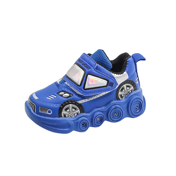 Dječje tenisice sa svjetlećim efektom, karikaturnim printom, od sintetičke kože, prozračne i lagane, za proljeće i jesen, uzrast 1–6 godina
