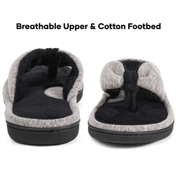 Plyšové vnútorné papuče s podporou klenby a hrubou podrážkou, EVA vrchný diel a EVA podrážka, vstrekovaná podrážka, pre mužov